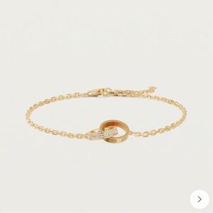 Cartier Gold Bracelet with Crystal Details